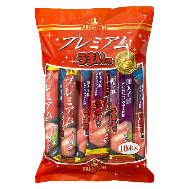 プレミアムうまい棒 明太子味 10本入り – 楽駄屋