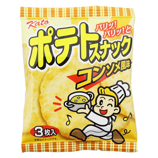 ポテトスナック コンソメ風味 20入り – 楽駄屋