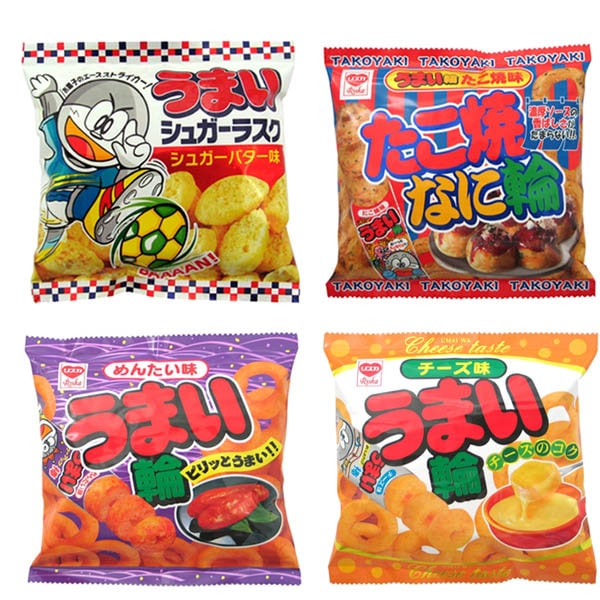 うまいスナックセット（各30入り） + 特典 – 楽駄屋