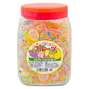 フルーツ飴　1ポット100個入り