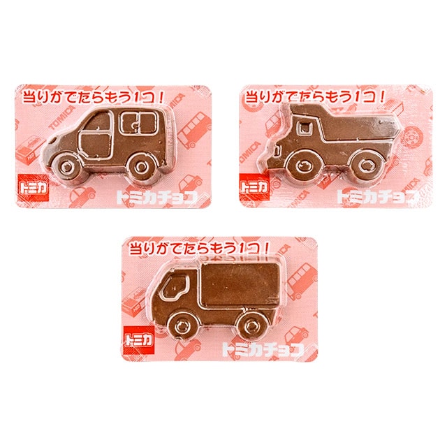 【冬季商品】トミカチョコ 連続当りくじ付（50入り）