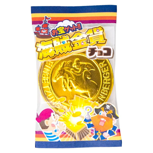 【冬季商品】袋 海賊金貨チョコ　1コ×30入り