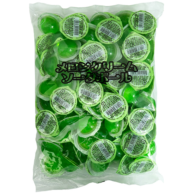 メロンクリームソーダボール（袋）　１００入り
