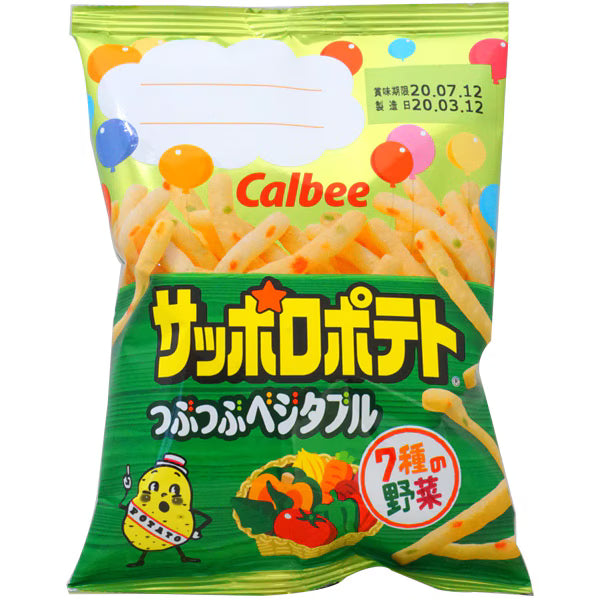 サッポロポテト つぶつぶベジタブル　24ｇ×24入り