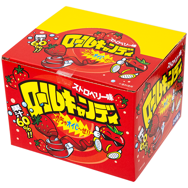ロールキャンディストロベリー味　24入り
