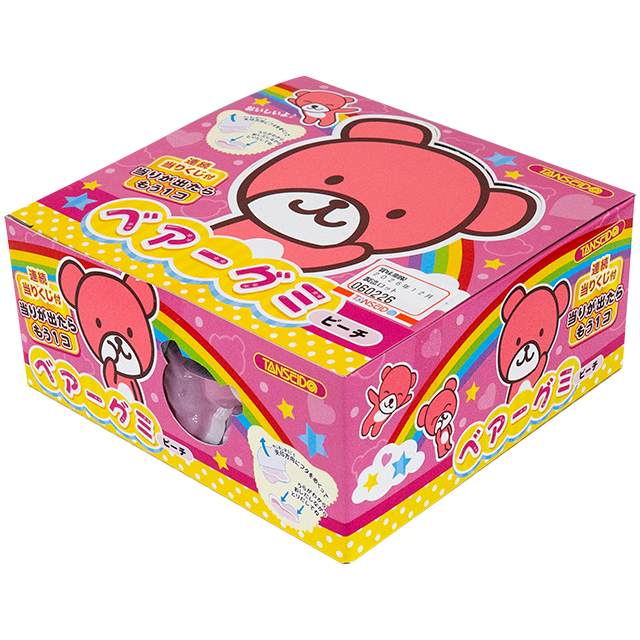 ベアーグミピーチ連続当りくじ　110入り