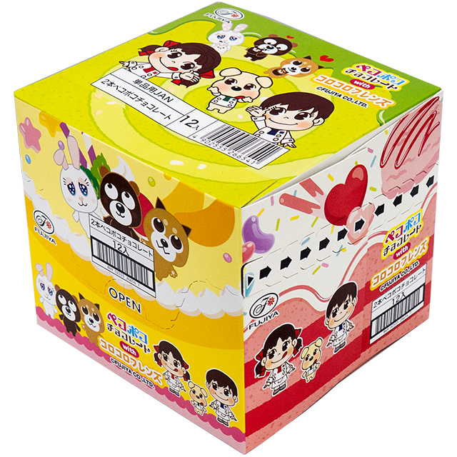 【冬季商品】不二家2本ペコポコチョコレート　12入り