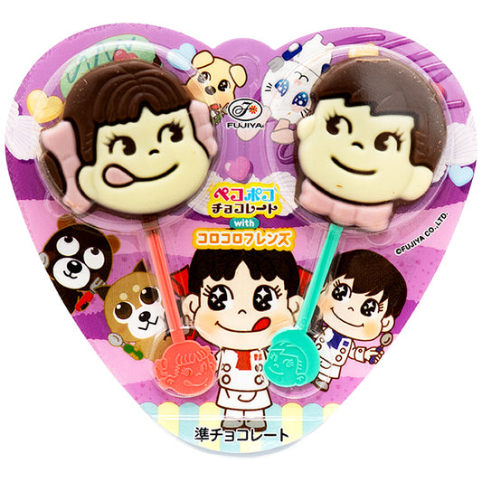 【冬季商品】不二家2本ペコポコチョコレート　12入り