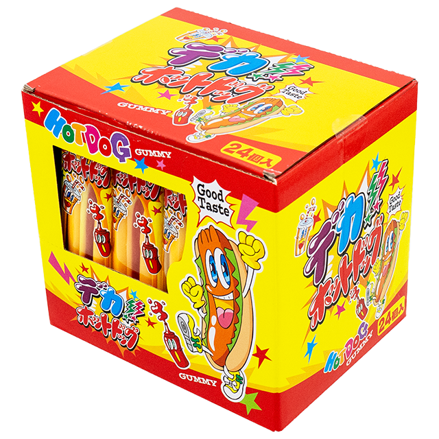 デカホットドッググミ　24入り