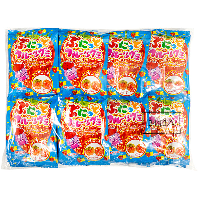 ぷにっとフルーツグミ イチゴ　24個入り