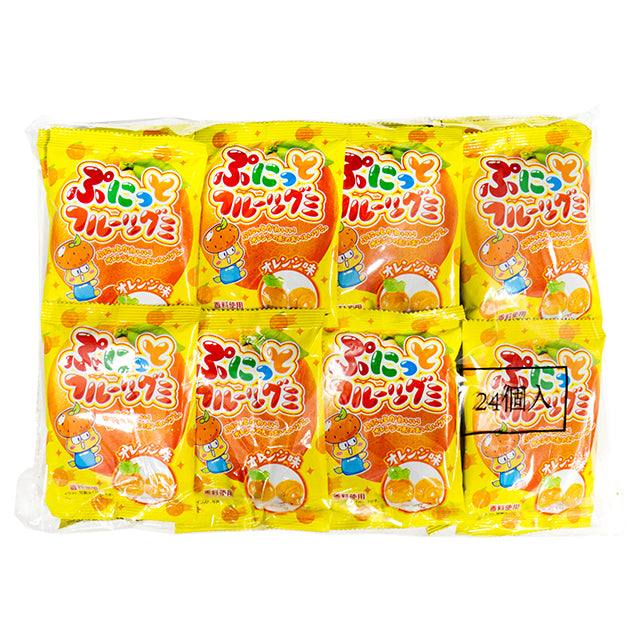 ぷにっとフルーツグミ オレンジ　24個入り