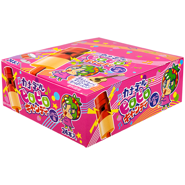 カナデルピロピロキャンディ　いちご　24入り