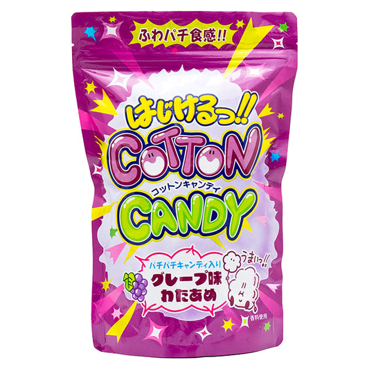 はじけるっ!!COTTON CANDY(コットンキャンディ) グレープ味　6個入り