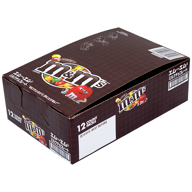 M＆M’ｓミルクチョコレートシングル　12入り
